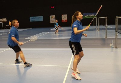 Training beim Union BC77-Schwarzach